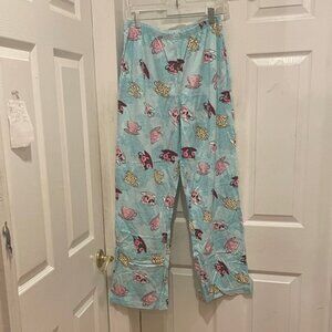 PERFECT NWT CHARTER CLUB Size M Blue PAJAMAS PANTS (ONLY) with Teacup Print